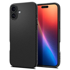 iPhone 16 Plus Spigen Liquid Air Cover - Sort