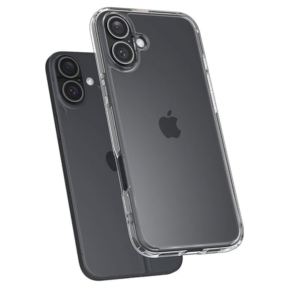 iPhone 16 Plus Spigen Crystal Hybrid Case - Gennemsigtig