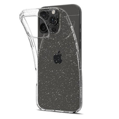 iPhone 16 Pro Max Spigen Liquid Crystal Glitter Cover - Gennemsigtig