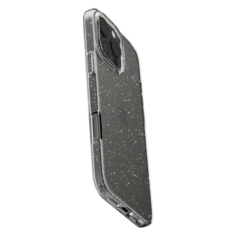 iPhone 16 Pro Spigen Liquid Crystal Glitter Cover - Gennemsigtig