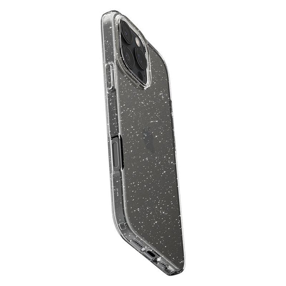 iPhone 16 Pro Spigen Liquid Crystal Glitter Cover - Gennemsigtig