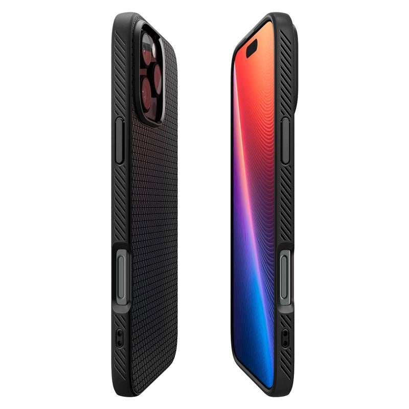 iPhone 16 Pro Spigen Liquid Air Cover - Sort