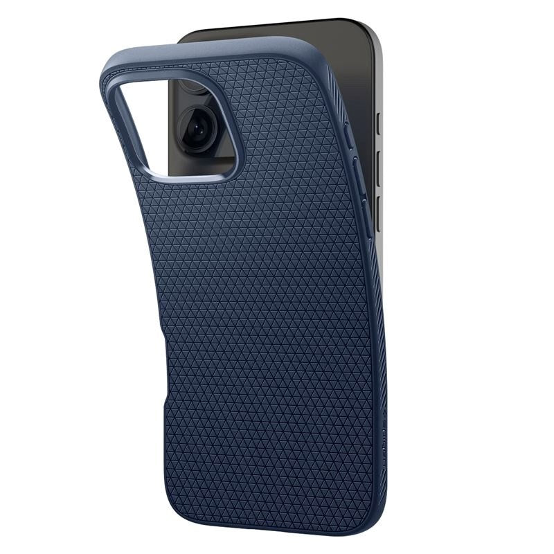 iPhone 16 Pro Spigen Liquid Air Cover - Blå