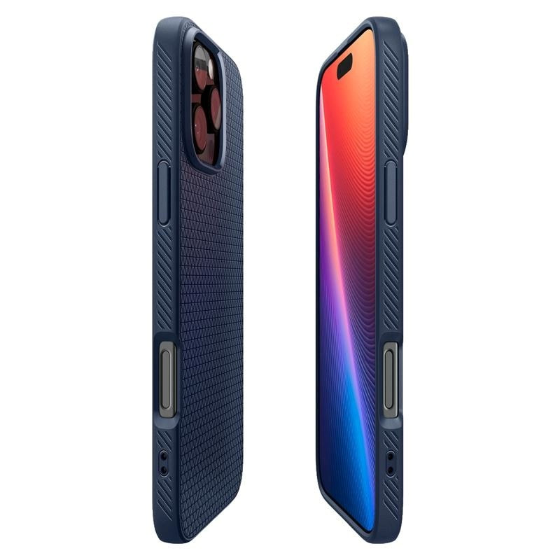 iPhone 16 Pro Spigen Liquid Air Cover - Blå