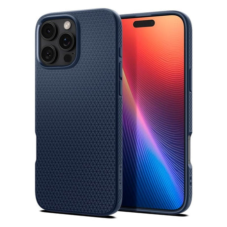 iPhone 16 Pro Spigen Liquid Air Cover - Blå