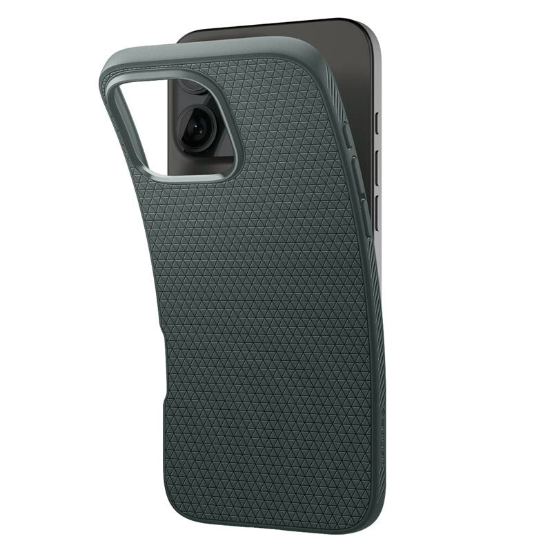 iPhone 16 Pro Spigen Liquid Air Cover - Grøn