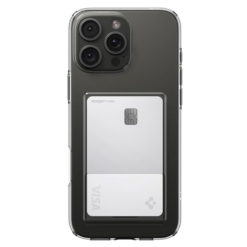 iPhone 16 Pro Spigen Crystal Slot Cover - Gennemsigtig