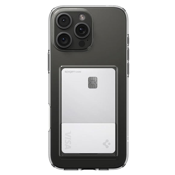 iPhone 16 Pro Spigen Crystal Slot Cover - Gennemsigtig