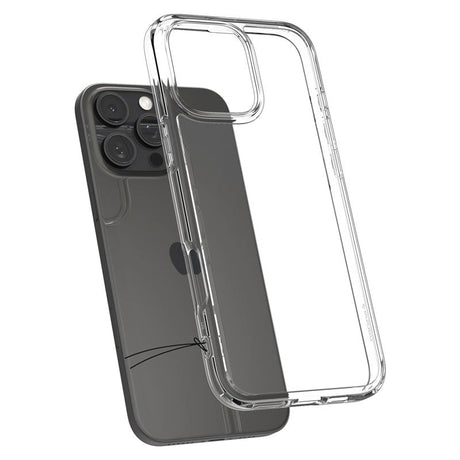 iPhone 16 Pro Spigen Crystal Hybrid Case - Gennemsigtig