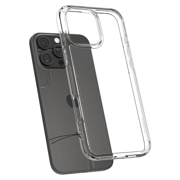 iPhone 16 Pro Spigen Crystal Hybrid Case - Gennemsigtig