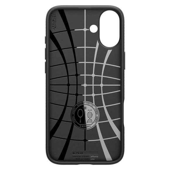 iPhone 16 Spigen Liquid Air Cover - Sort