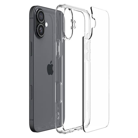 iPhone 16 Spigen Crystal Hybrid Case - Gennemsigtig