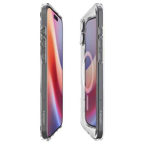 iPhone 16 Spigen Crystal Hybrid Case - MagSafe Kompatibel - Gennemsigtig