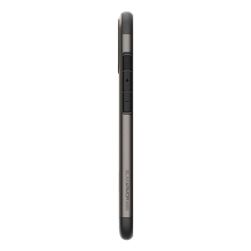 iPhone 16 Spigen Slim Armor Cover m. Kickstand - MagSafe Kompatibel - Gunmetal