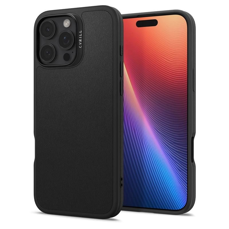 iPhone 16 Pro Spigen Cyrill Kajuk Mag Hybrid Cover - MagSafe Kompatibel - Sort