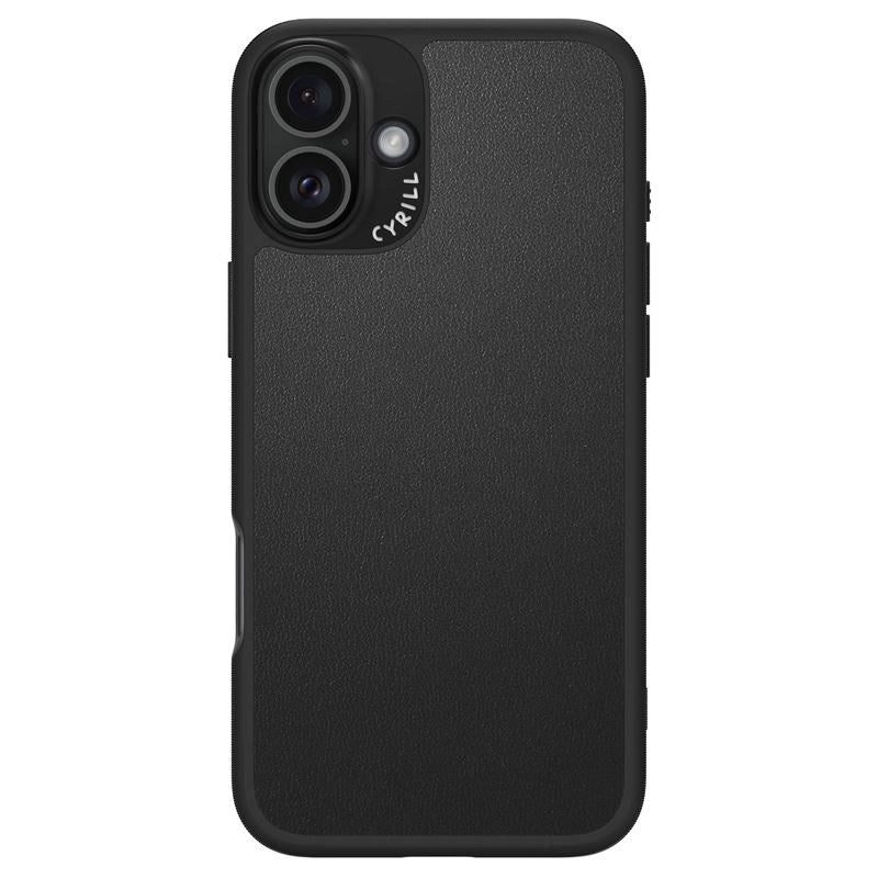 iPhone 16 Spigen Cyrill Kajuk Mag Hybrid Cover m. Strop - MagSafe Kompatibel - Sort