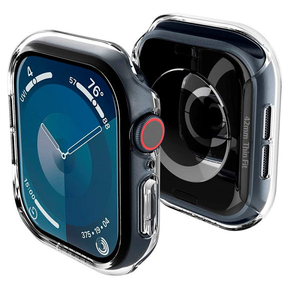 Apple Watch 11 / 10 (46mm) Spigen Thin Fit Cover - Gennemsigtig