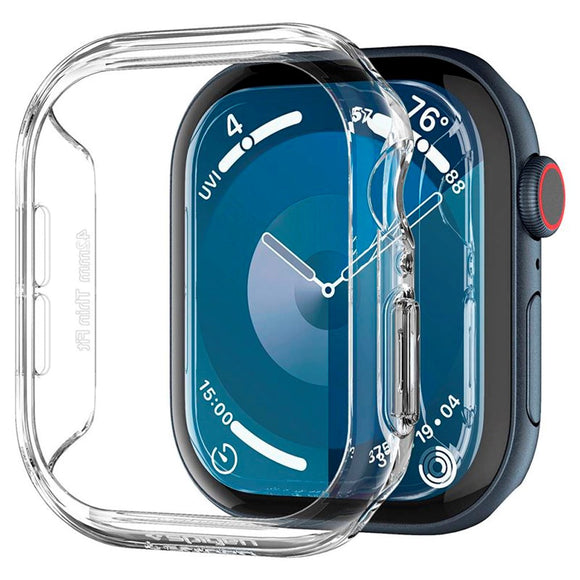 Apple Watch 11 / 10 (46mm) Spigen Thin Fit Cover - Gennemsigtig