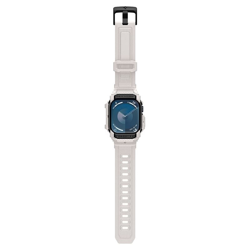 Spigen Rugged Armor Pro Apple Watch 11 / 10 (46mm) Rem m. Cover - Beige