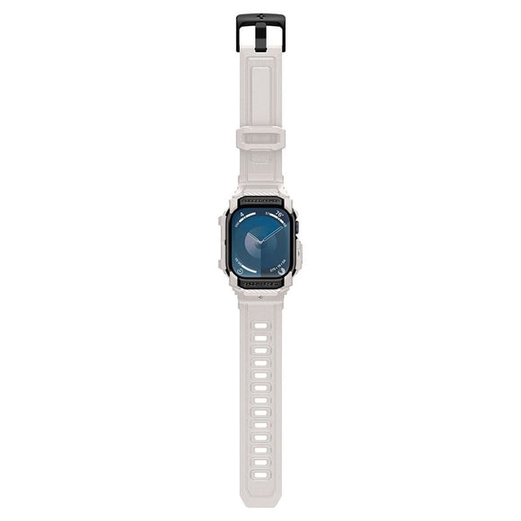 Spigen Rugged Armor Pro Apple Watch 11 / 10 (46mm) Rem m. Cover - Beige
