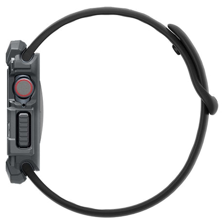 Apple Watch 11 / 10 (46mm) Spigen Rugged Armor Cover - Fleksibelt Plastik - Mørkegrå