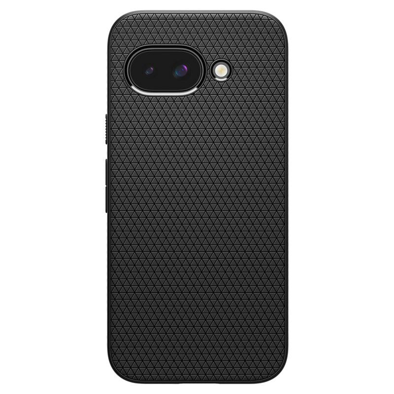 Google Pixel 9a Spigen Liquid Air - Fleksibelt Plastik Cover - Sort