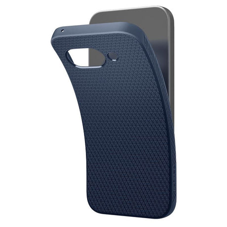 Google Pixel 9a Spigen Liquid Air - Fleksibelt Plastik Cover - Blå