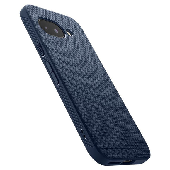 Google Pixel 9a Spigen Liquid Air - Fleksibelt Plastik Cover - Blå