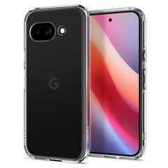 Google Pixel 9a Spigen Hybrid Crystal Clear Cover - Gennemsigtig