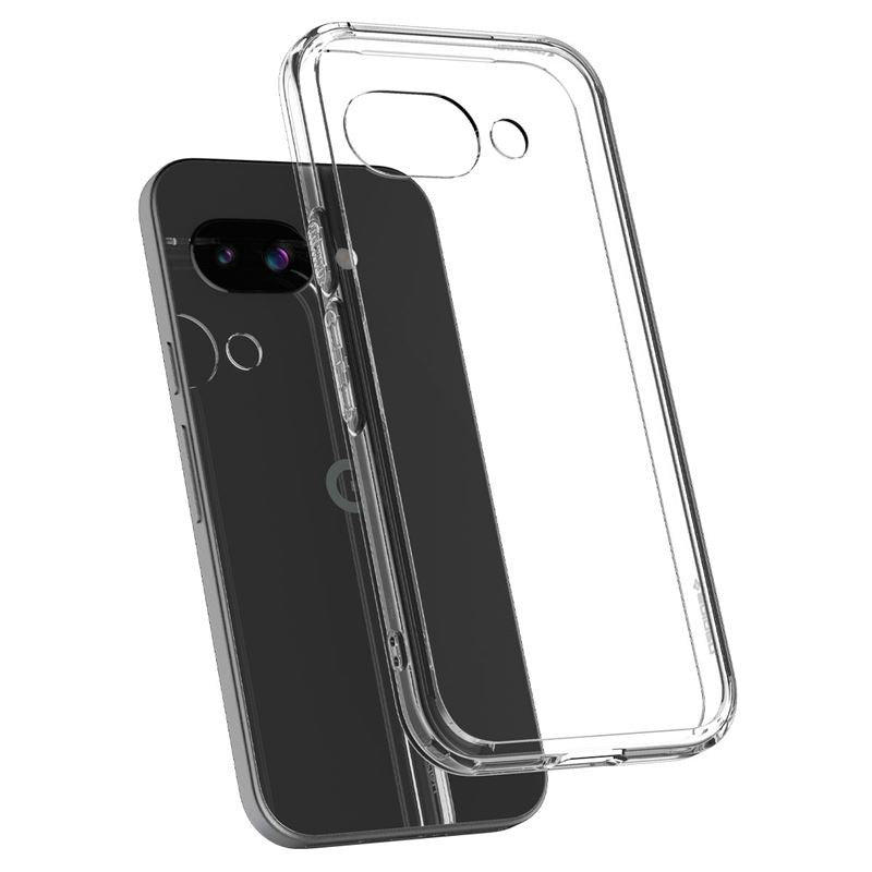 Google Pixel 9a Spigen Hybrid Crystal Clear Cover - Gennemsigtig