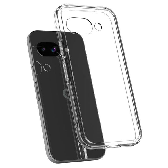 Google Pixel 9a Spigen Hybrid Crystal Clear Cover - Gennemsigtig