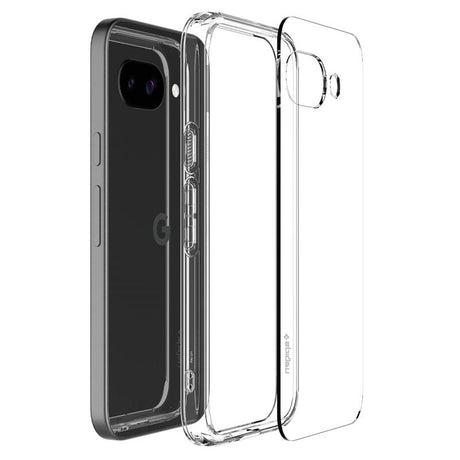 Google Pixel 9a Spigen Hybrid Crystal Clear Cover - Gennemsigtig