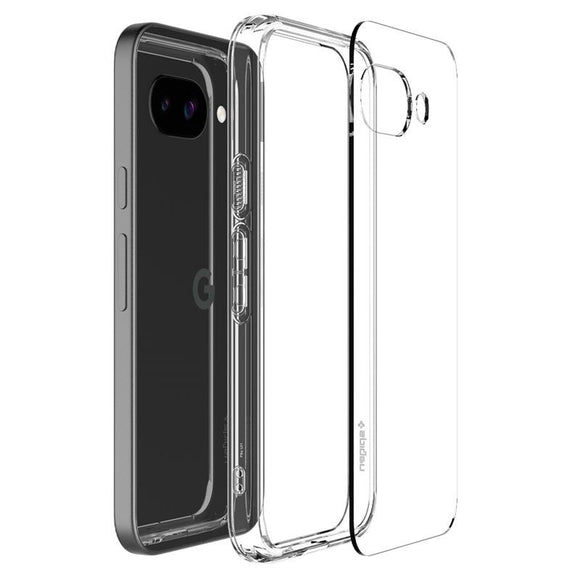 Google Pixel 9a Spigen Hybrid Crystal Clear Cover - Gennemsigtig