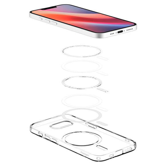 iPhone 17e / 16e Spigen Crystal Flex Cover - MagSafe Kompatibel - Gennemsigtig