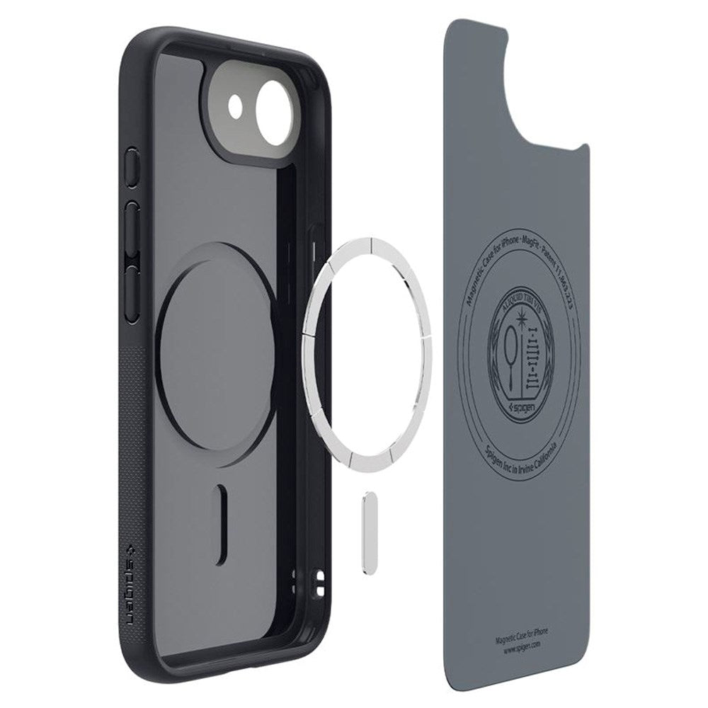 iPhone 17e / 16e Spigen Nano Pop Cover - MagSafe Kompatibel - Sort / Grå
