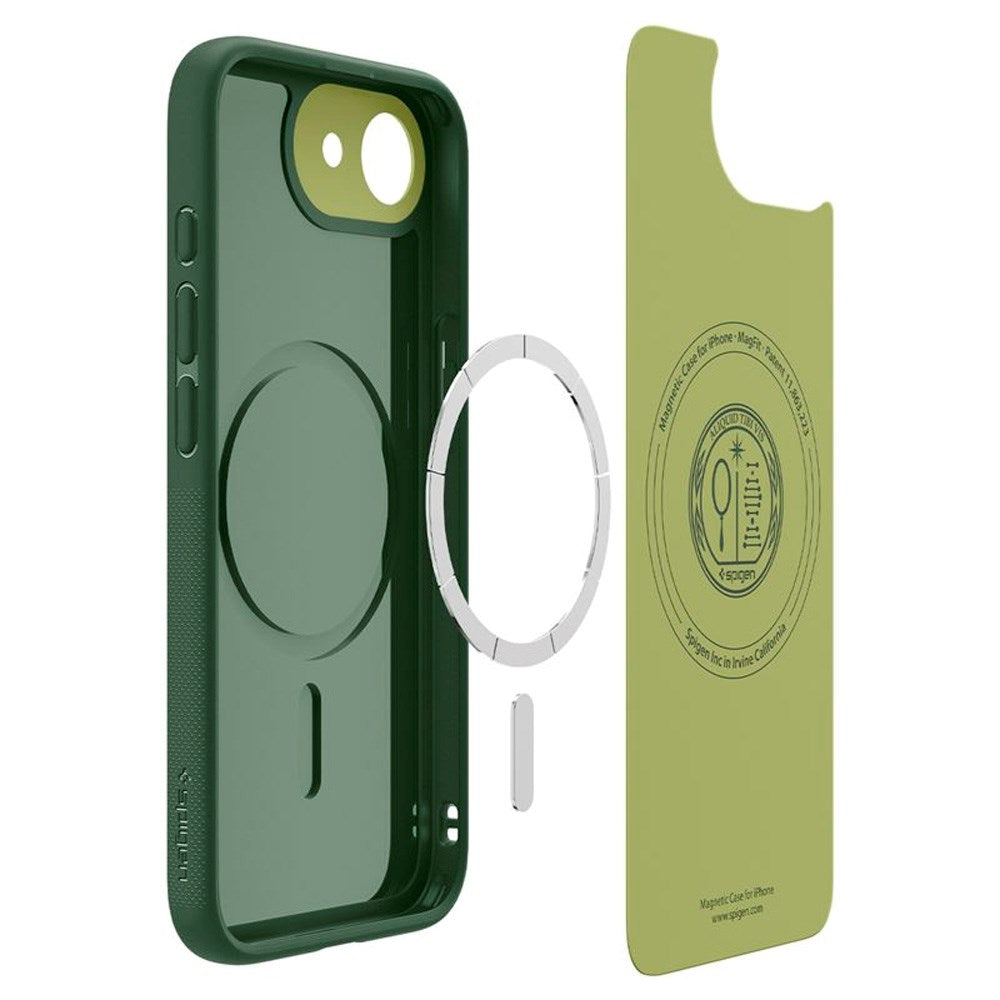 iPhone 17e / 16e Spigen Nano Pop Cover - MagSafe Kompatibel - Grøn / Lysegrøn