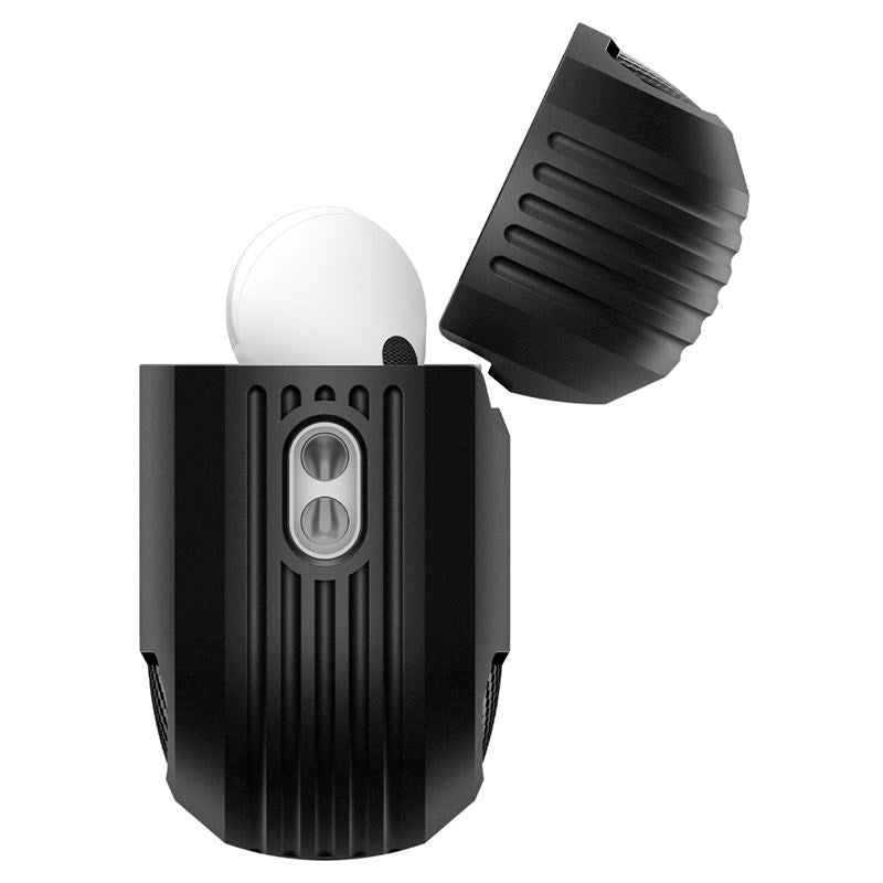 Apple AirPods Pro (3. gen.) Spigen Rugged Armor Cover - Matte Black