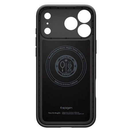 iPhone 17 Pro Spigen Thin Fit Cover - MagSafe Kompatibel - Sort