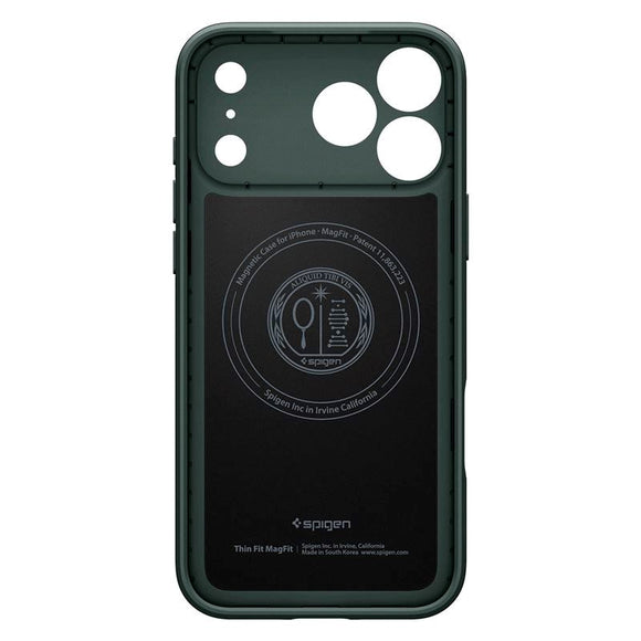 iPhone 17 Pro Spigen Thin Fit Cover - MagSafe Kompatibel - Grøn