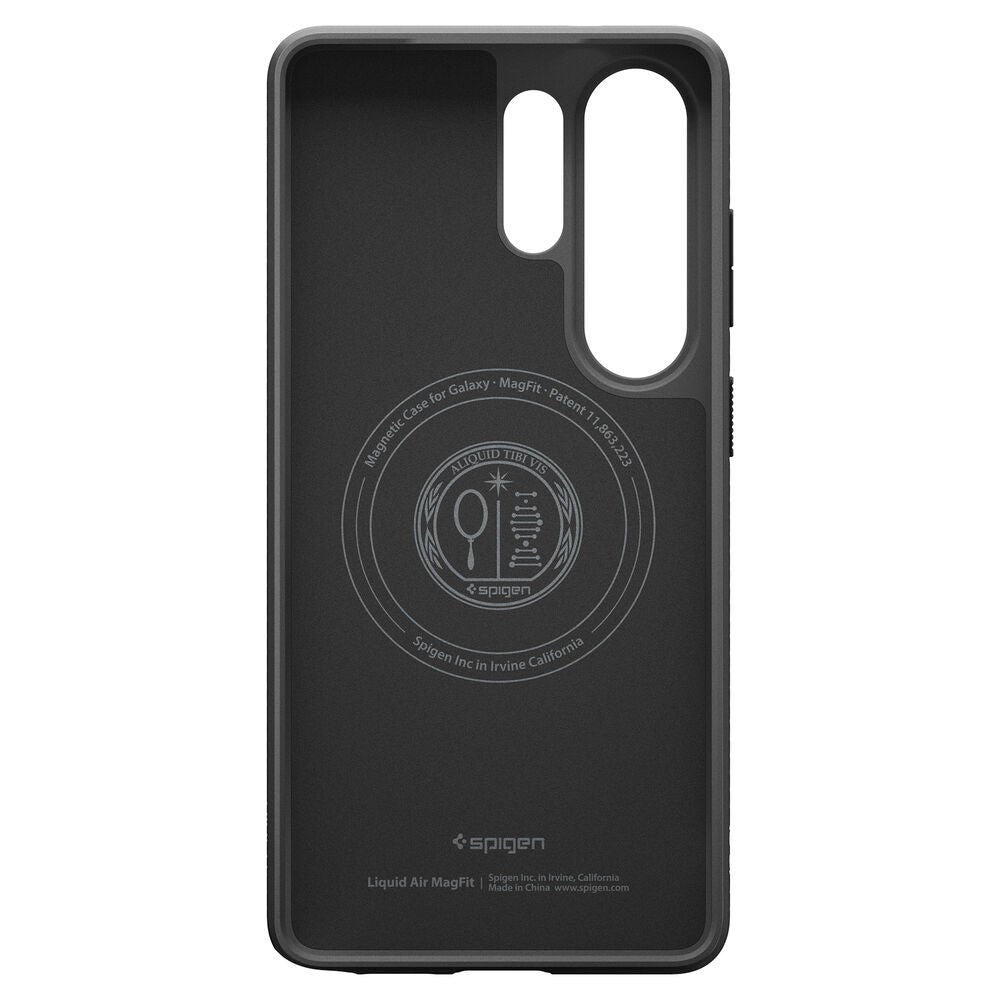 Samsung Galaxy S26 Ultra Spigen Liquid Air Cover - MagSafe Kompatibel - Sort