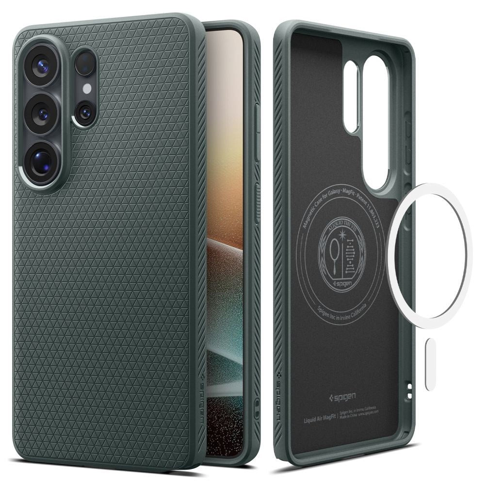 Samsung Galaxy S26 Ultra Spigen Liquid Air Cover - MagSafe Kompatibel - Grøn