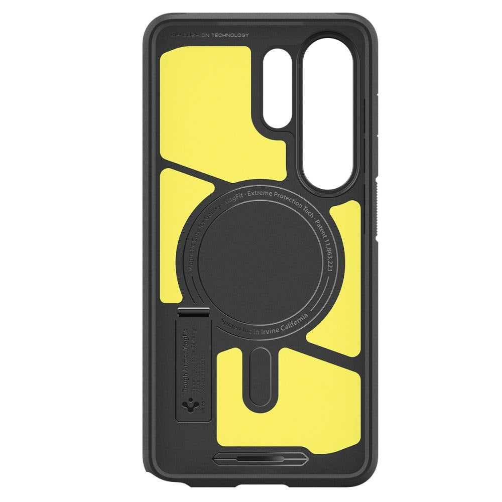 Samsung Galaxy S26 Ultra Spigen Tough Armor Hybrid Cover m. Kickstand - MagSafe Kompatibel - Sort