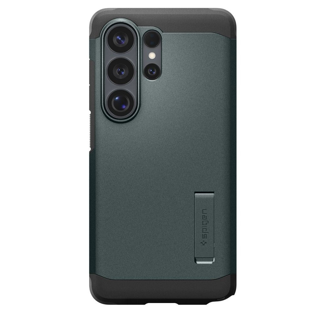 Samsung Galaxy S26 Ultra Spigen Tough Armor Hybrid Cover m. Kickstand - MagSafe Kompatibel - Grøn