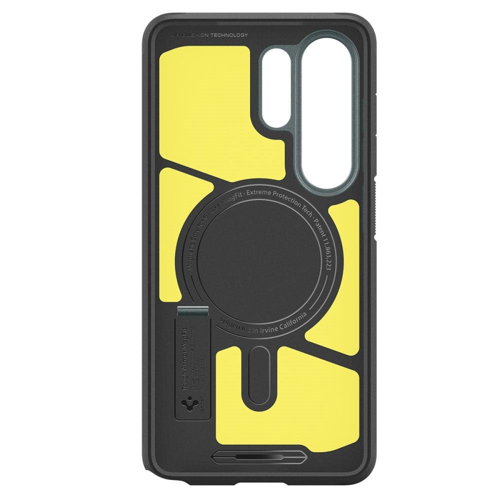 Samsung Galaxy S26 Ultra Spigen Tough Armor Hybrid Cover m. Kickstand - MagSafe Kompatibel - Grøn