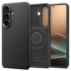 Samsung Galaxy S26 Spigen Liquid Air Cover - MagSafe Kompatibel - Sort