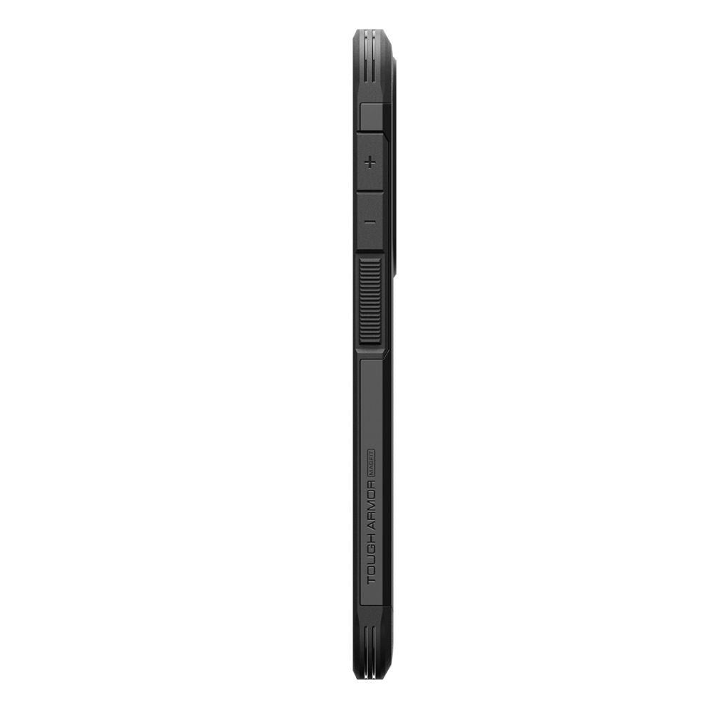 Samsung Galaxy S26 Spigen Tough Armor Hybrid Cover m. Kickstand - MagSafe Kompatibel - Sort