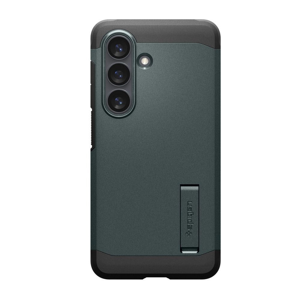 Samsung Galaxy S26 Spigen Tough Armor Hybrid Cover m. Kickstand - MagSafe Kompatibel - Grøn