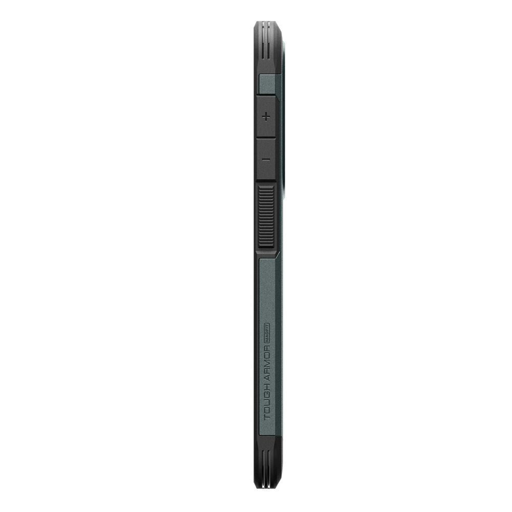 Samsung Galaxy S26 Spigen Tough Armor Hybrid Cover m. Kickstand - MagSafe Kompatibel - Grøn
