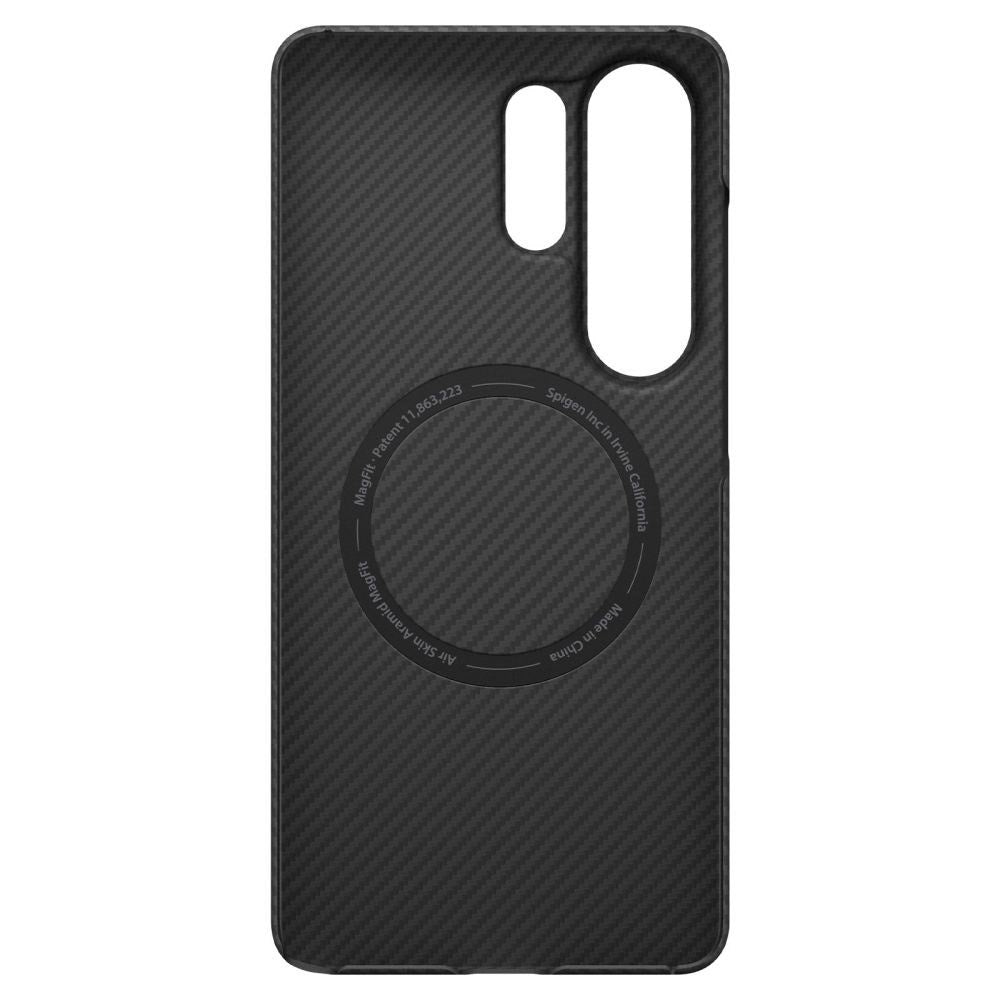 Samsung Galaxy S26 Ultra Spigen Air Skin Aramid Cover - MagSafe Kompatibel - Sort
