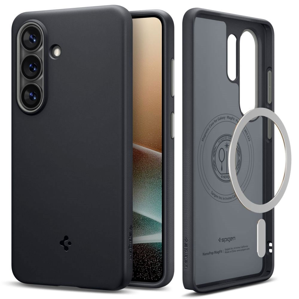 Samsung Galaxy S26 Ultra Spigen Nano Pop Hybrid Cover - MagSafe Kompatibel - Sort / Grå